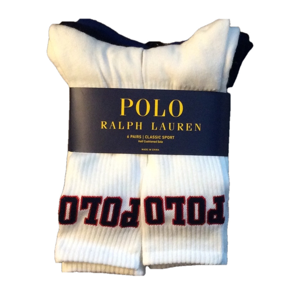 Polo Ralph Lauren Men’s Black Sock 6 - 12.5